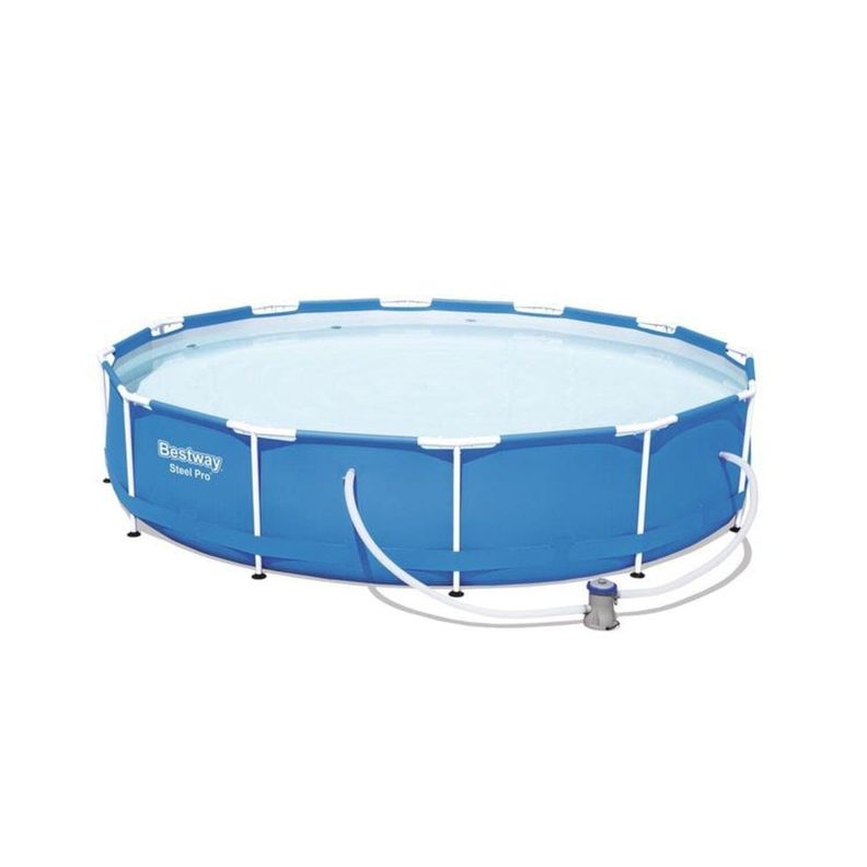 Piscina Estructural Bestway 305 x 76 cm Redonda con Bomba Filtro -0