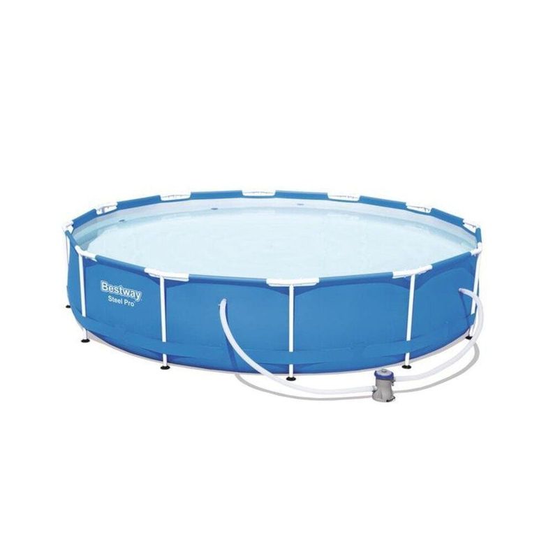Piscina Estructural Bestway 305 x 76 cm Redonda con Bomba Filtro -1