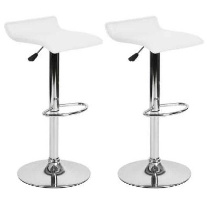 Pack Sillas Bar Taburete Enzo Regulable Blanco-0