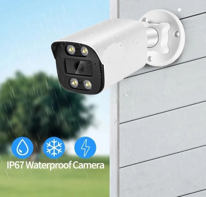 Kit Cctv Pro 4  Cámaras Seguridad Fhd Colorvu 2mp Micrófono  + Disco 1 Terabyte Audio-2