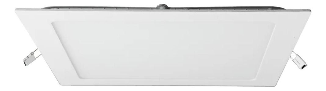 Panel Led Foco Plafon Backlite Emb Cuadrado 18w 4500k Blanco