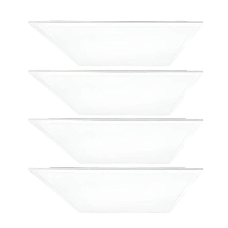 Pack 4 Panel Led 36w Backlight 60x60 Cielo Interior Luz Fría Blanco