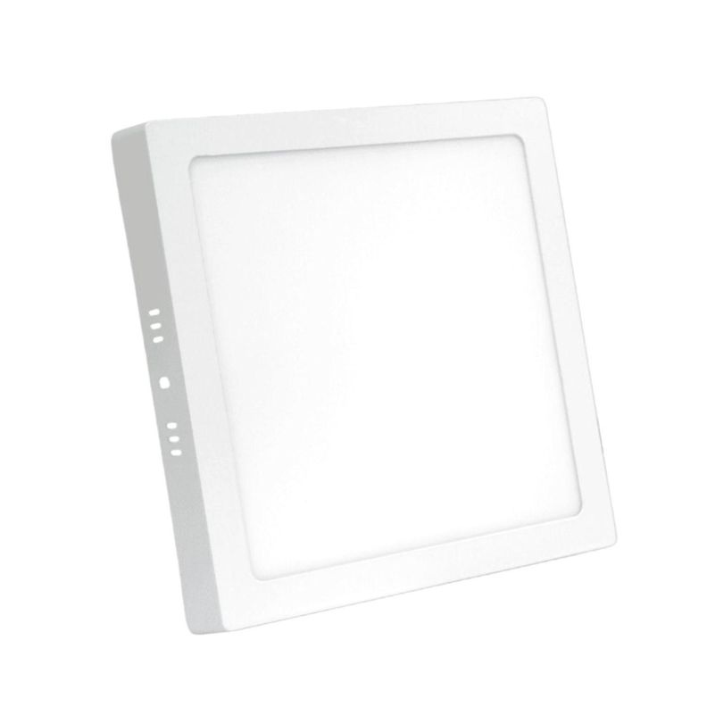 Panel Led Foco Plafón Backlight Sob. Cuadrado 18w 6500k Blanco
