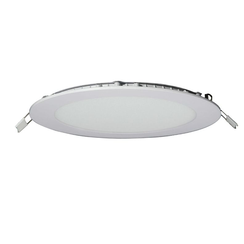 Panel Led Foco Plafon Empotrado Redondo 18w 22cm Luz Fria Blanco