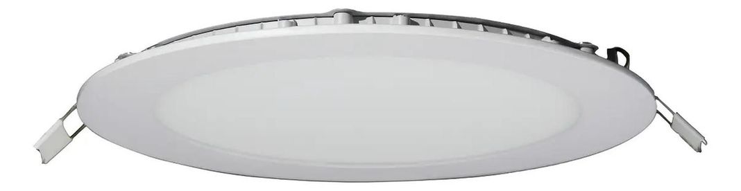 Panel Led Foco Plafon Empotrado Redondo 18w 22cm Luz Neutra Blanco