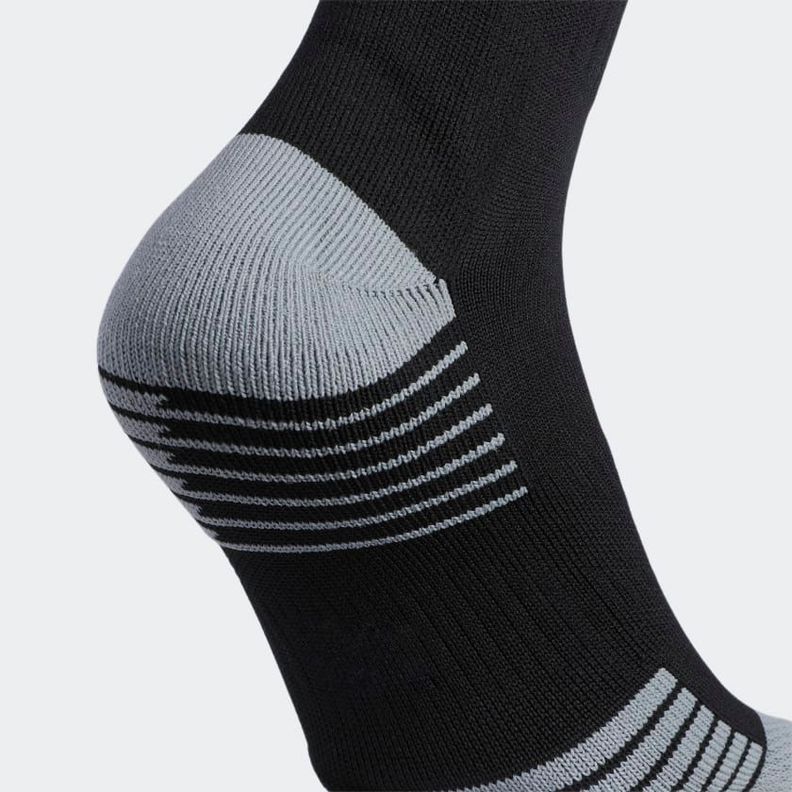 Medias De Futbol Deportivas Negro Con Líneas Frc Adulto-1