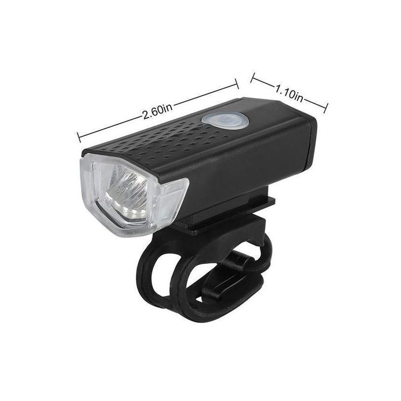Luz Led Delantera Para Bicicleta Blanca-45