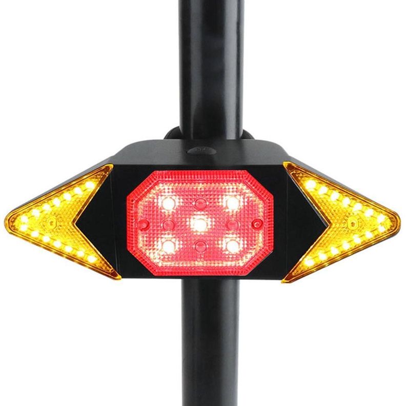 Luz Trasera Para Bicicleta Con Direccionales-1