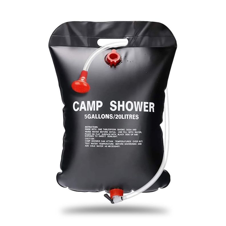 Ducha Solar Portatil 20 Litros Baño Camping Playa-0