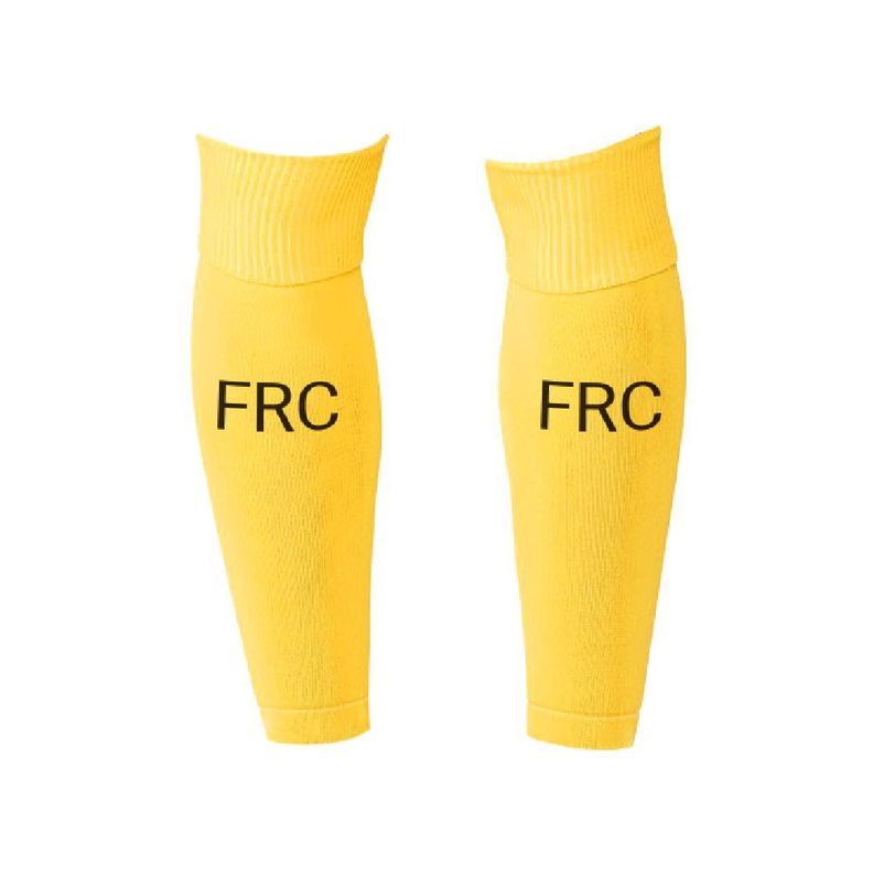 Medias De Futbol FRC Sin Pie Amarillo Oro-0