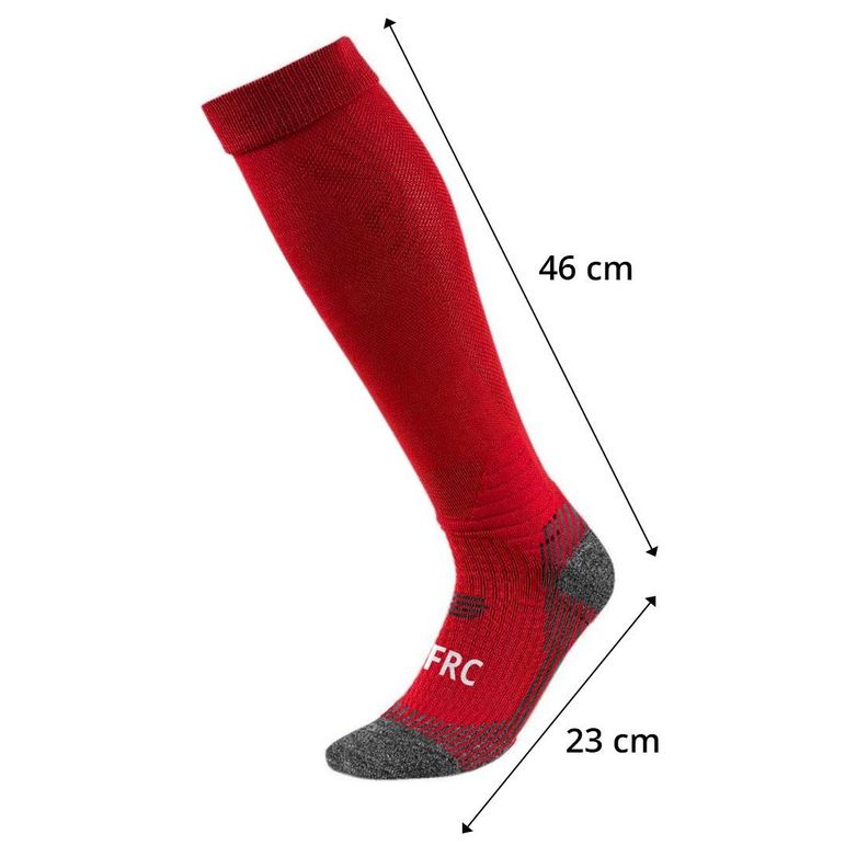 Medias De Fútbol Deportivas Roja Adulto-1