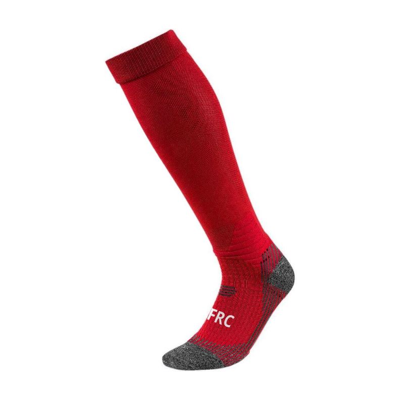 Medias De Fútbol Deportivas Roja Adulto-0