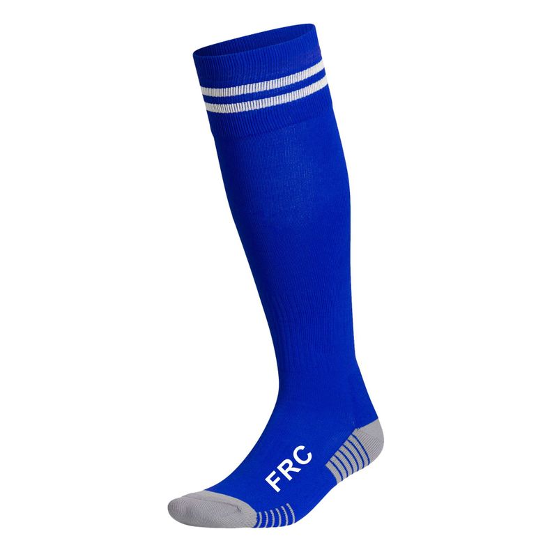 Medias De Futbol Deportivas Azul Rey Con Líneas Frc Infantil-0