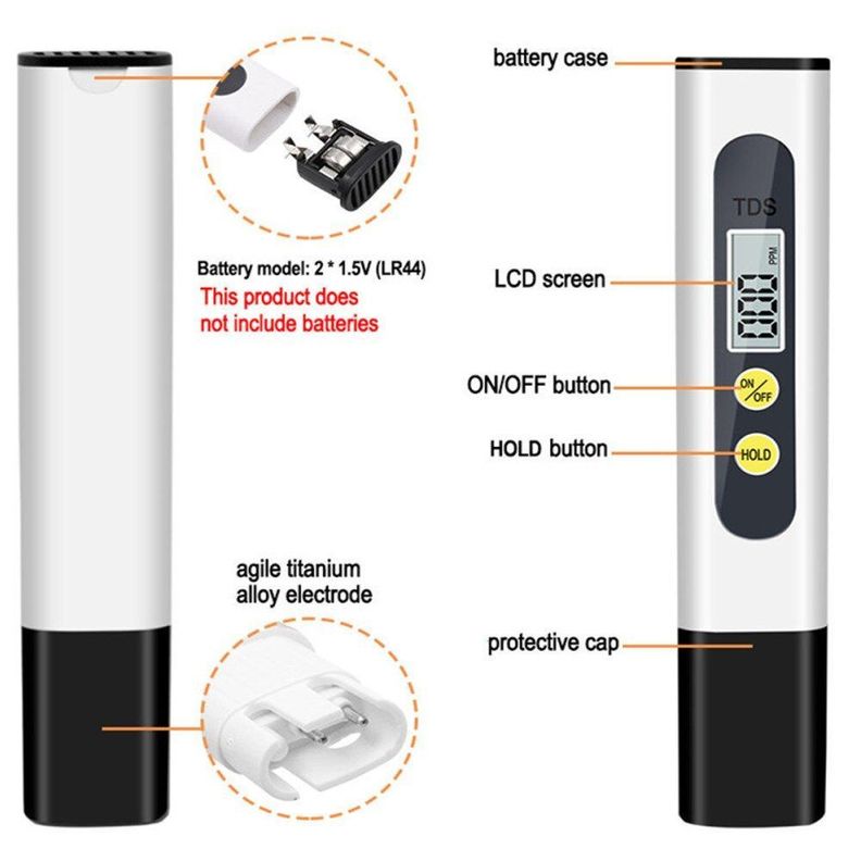 Medidor digital de PH Pureza del agua TDS Meter-3