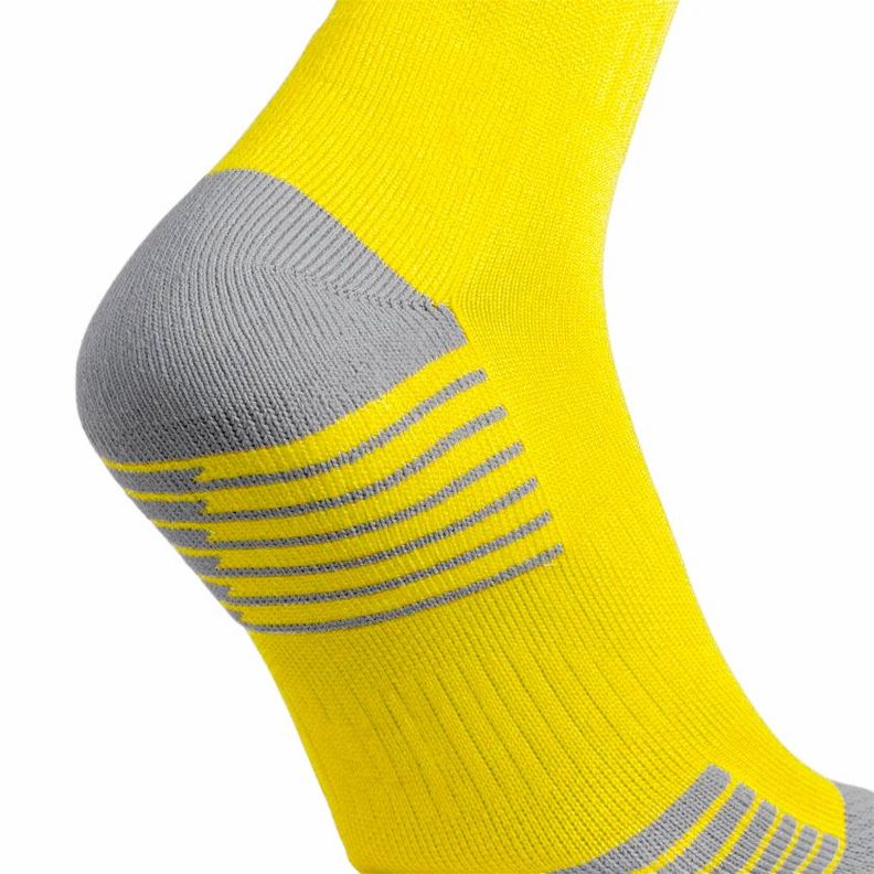 Medias De Futbol Deportivas Amarillo Con Líneas Frc Adulto-1