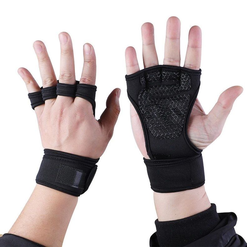 Guantes calleras para pesas, gimnasio, crossfit-0