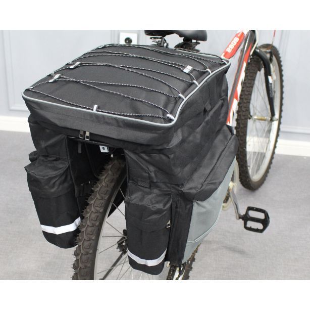 Alforja Para Bicicleta + Cubre Alforjas-5