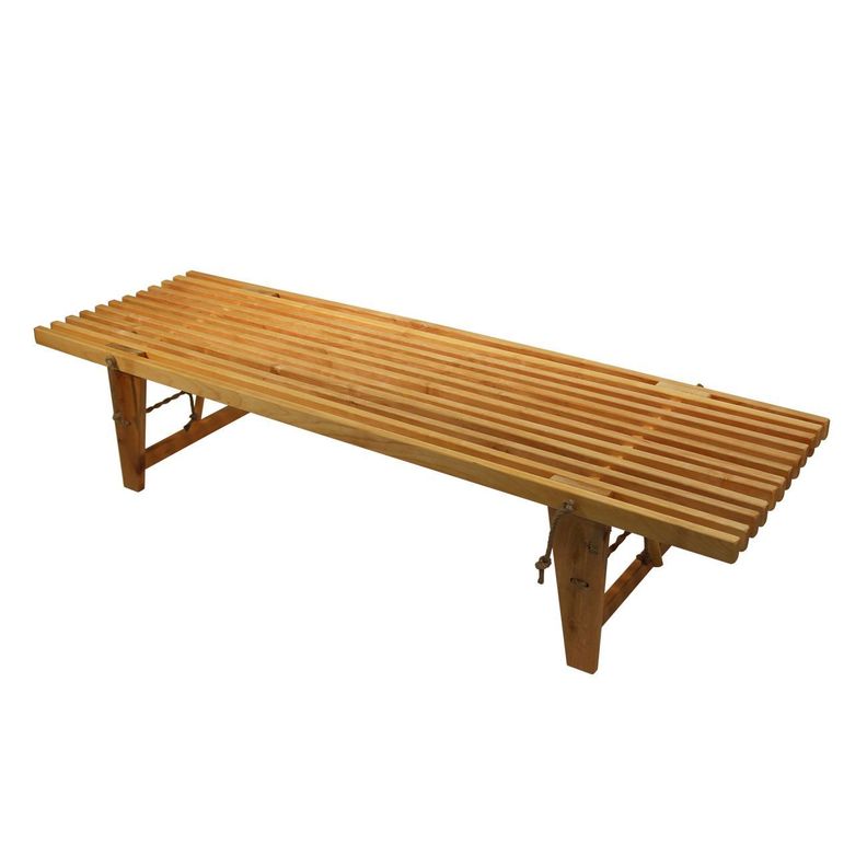 Banca Finlandesa 1.90 m Madera de Aliso Aceitado / Uso interior y exterior-0