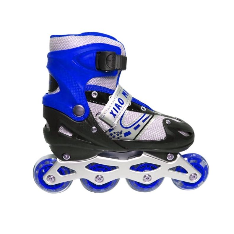 Patines En Linea Para Niños Ajustables Azul-0