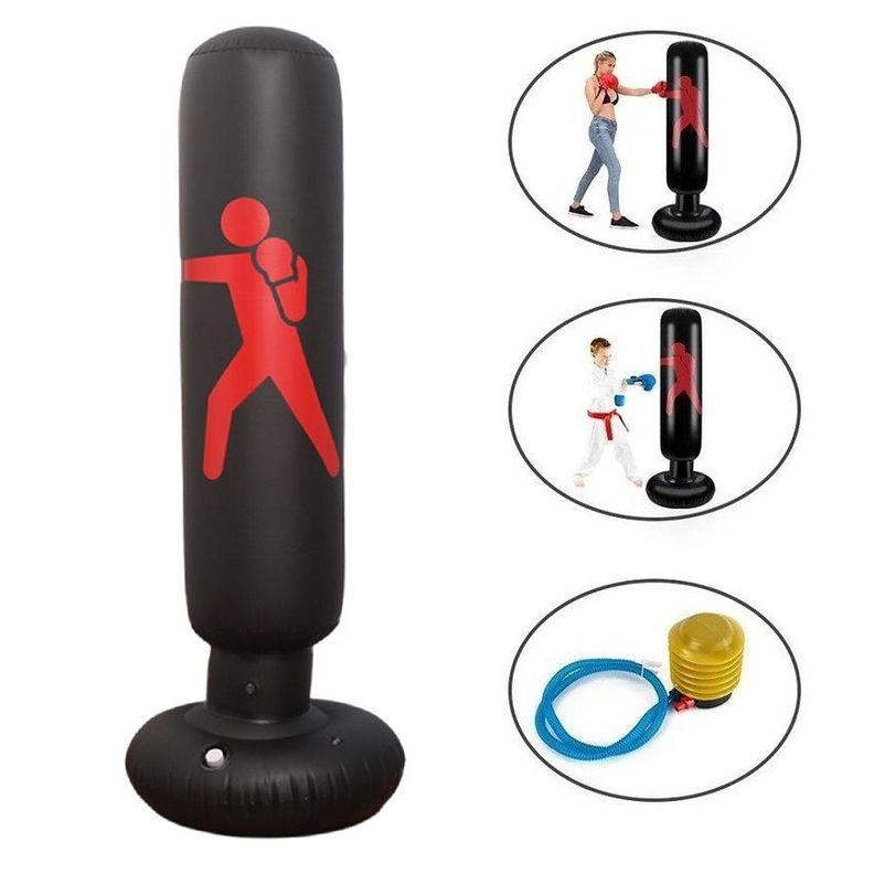 Saco de Boxeo Inflable con Bombin-1
