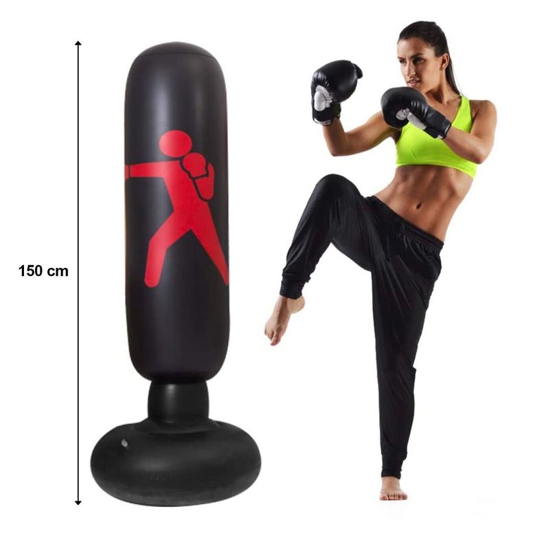 Saco de Boxeo Inflable con Bombin-2