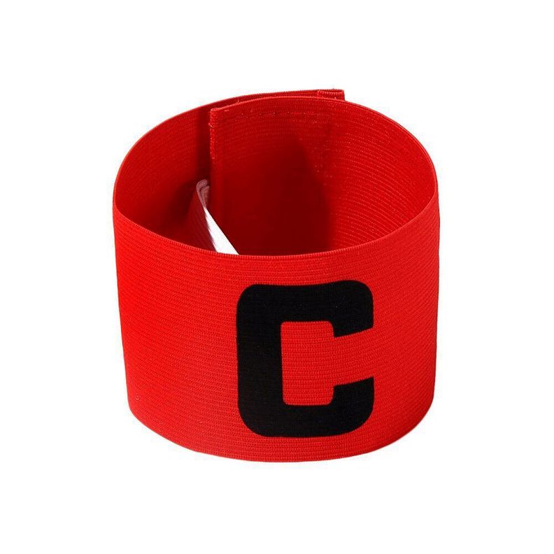 Banda de Capitán de Fútbol Rojo-0