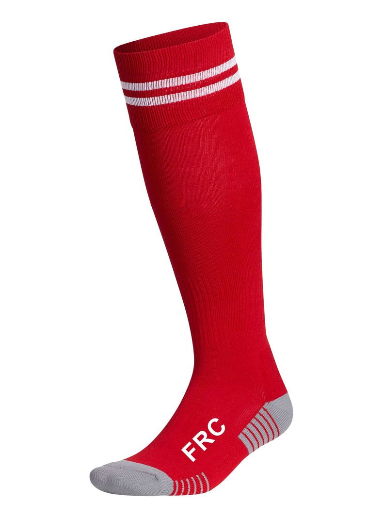 Medias De Futbol Deportivas Rojo Con Líneas Frc Infantil-0