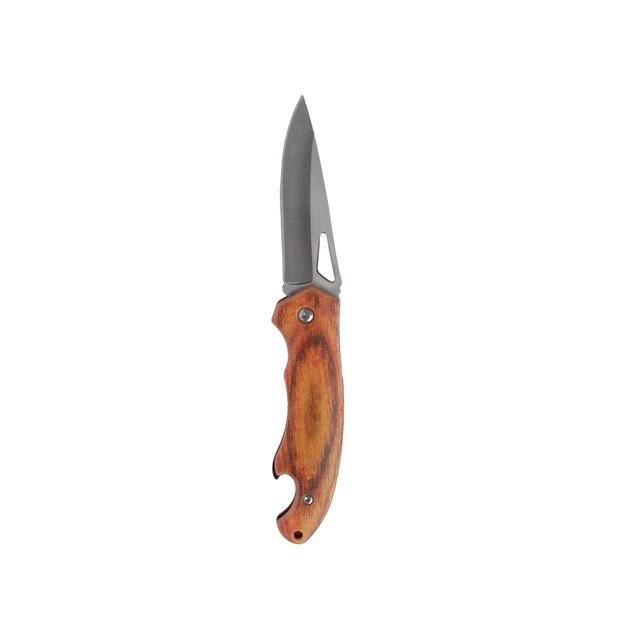 Navaja, cuchillo tactico plegable militar, camping madera-0