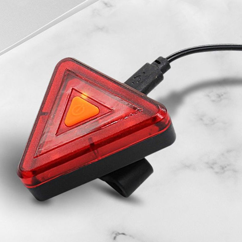 Luz Trasera Triangular Para Bicicleta-5