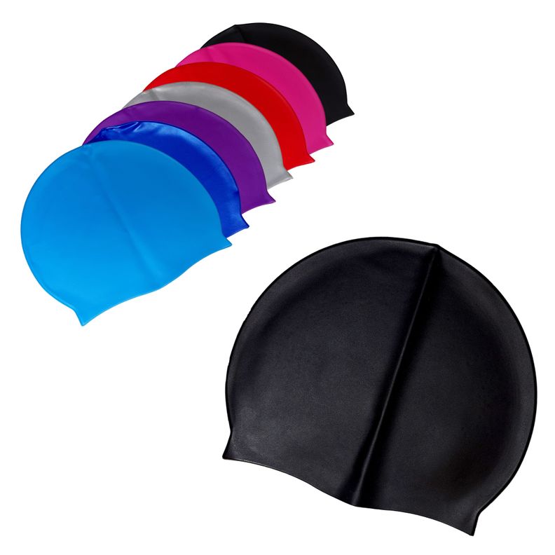 Gorra de Natación Silicona Celeste-1