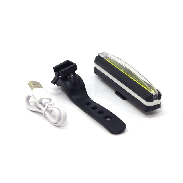 Luz Led Trasera Para Bicicleta Blanco Rojo-3