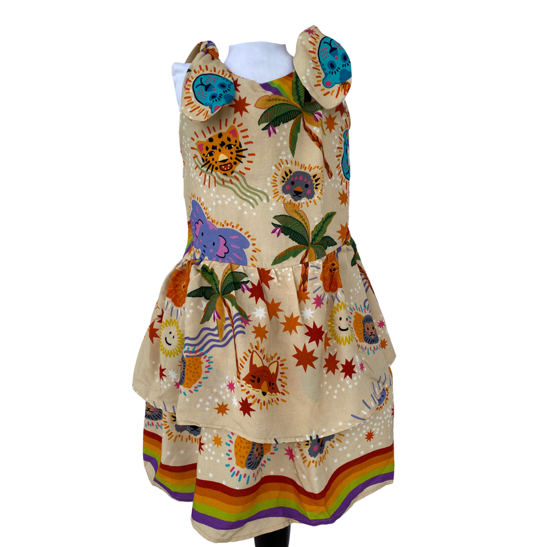 Vestido Expansible de Amarrar en el Hombro-0