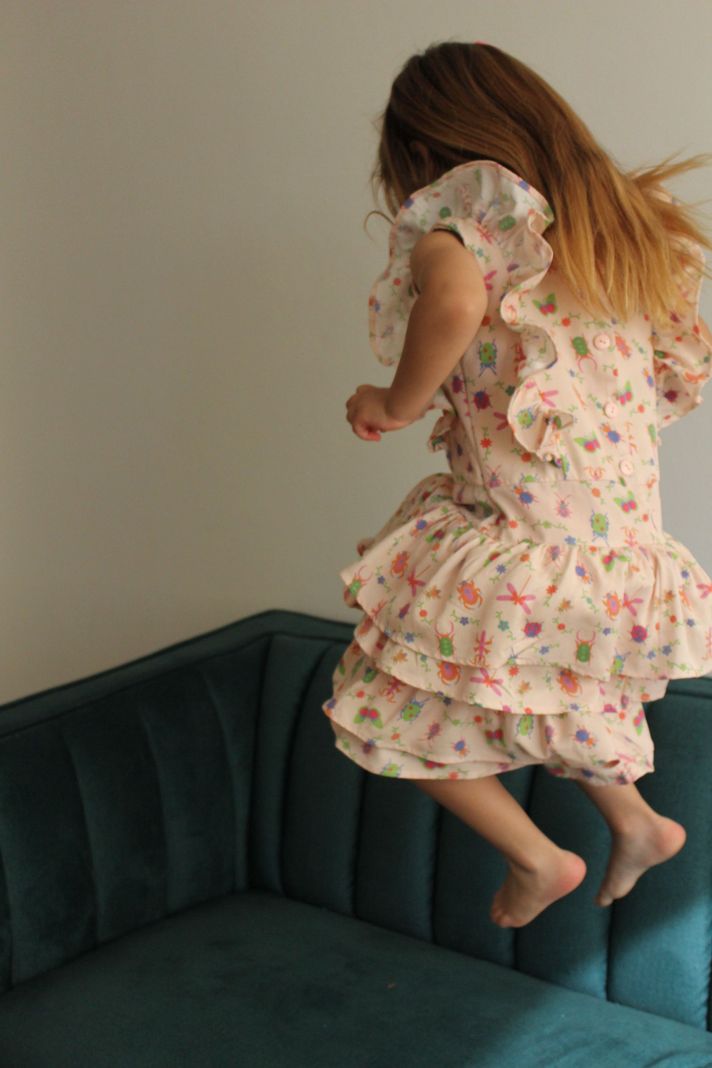 Vestido Expansible con Vuelos -3
