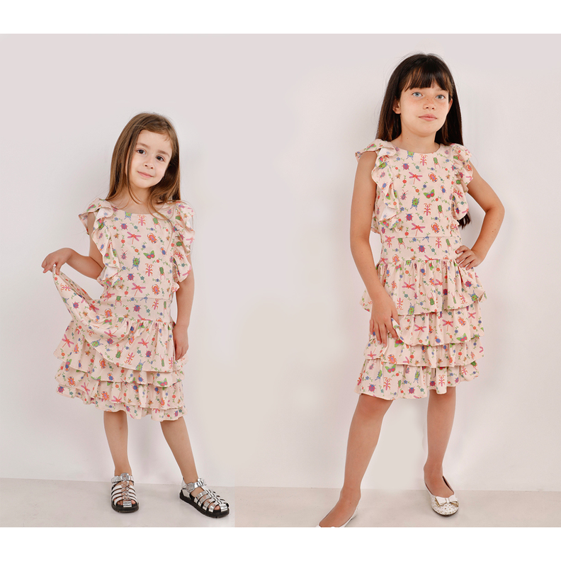 Vestido Expansible con Vuelos -1