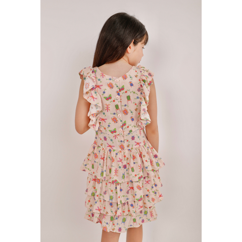 Vestido Expansible con Vuelos -2