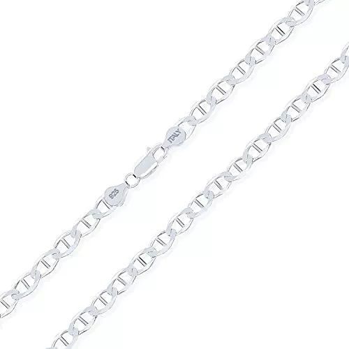 Cadena Gucci en plata Italiana 925-0