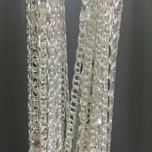 Cadena Gucci en plata Italiana 925-2