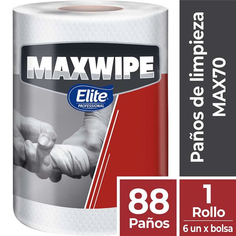 Paños Multiuso Pesado Rollo 88 Paños-0