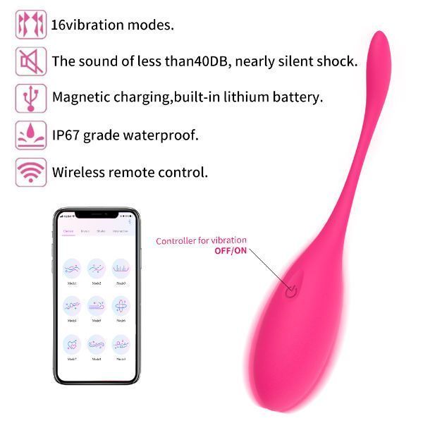 Vibrador Bluetooth Punto G Levett Mignon App Larga Distancia-2