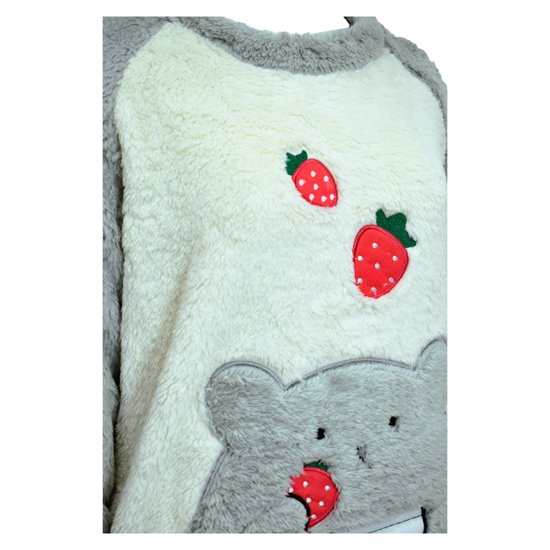 Pijama Mujer Polar Sherpa Diseño Fruti Osito-3