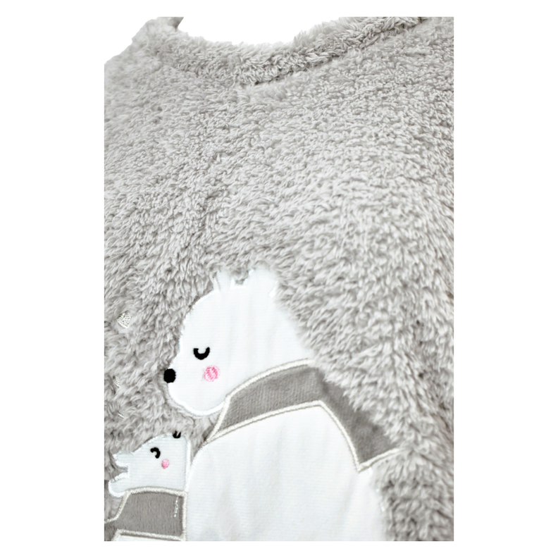 Pijama Mujer Polar Sherpa Diseño Osa Polar-0