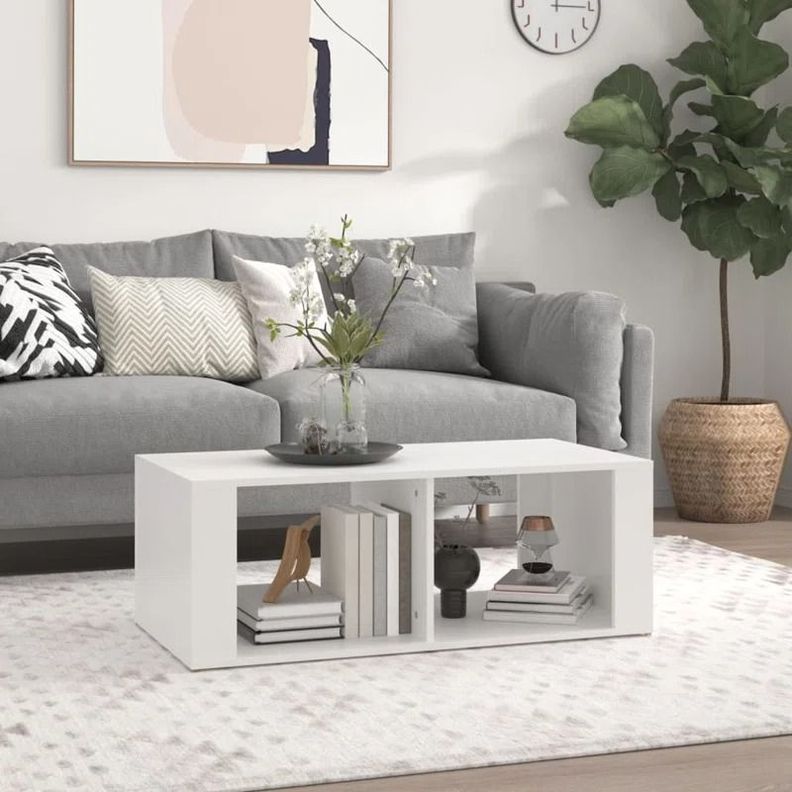 Mesa de Centro Minimalista con Espacios de Almacenamiento-1
