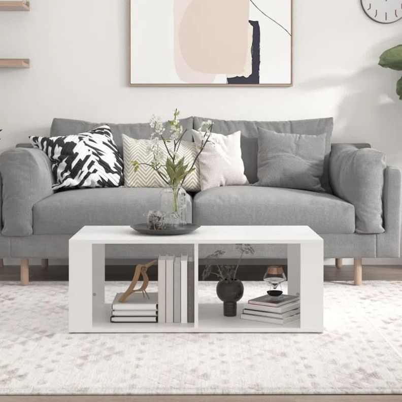 Mesa de Centro Minimalista con Espacios de Almacenamiento-2