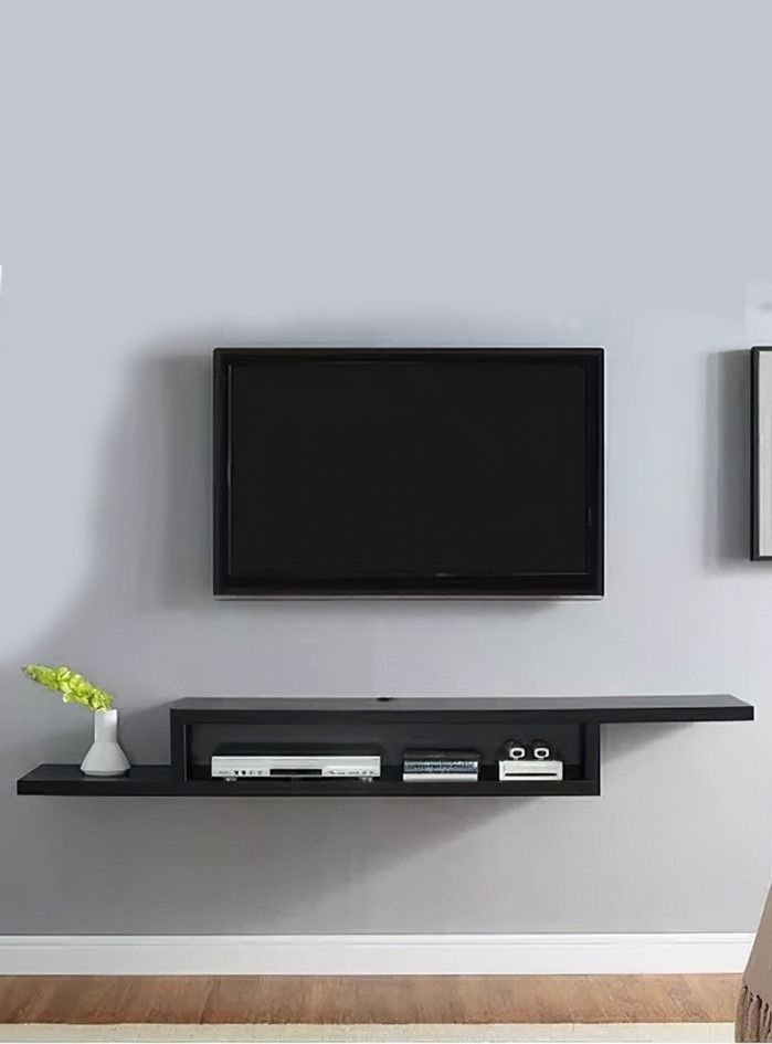 Racks Flotante para TV 42 a 55 pulgadas, color negro-1