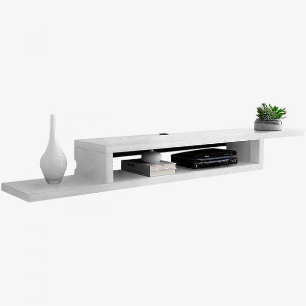 Racks Flotante para TV 42 a 55 pulgadas, color Blanco-0