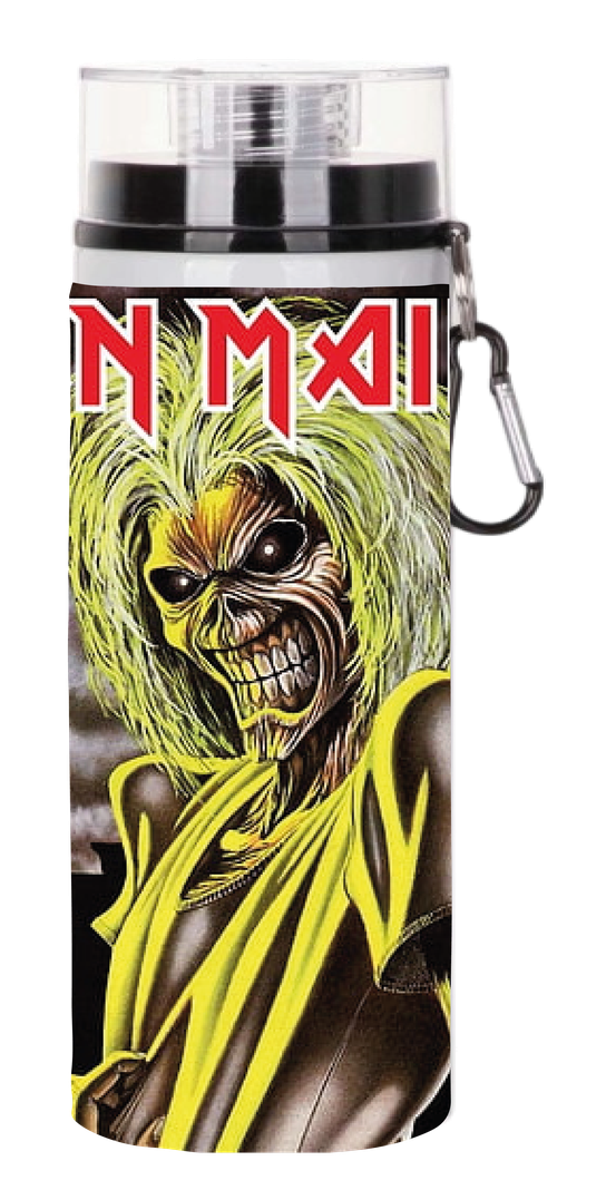 BOTELLA DE AGUA ESTAMPADA DE IRON MAIDEN, REBELDE 2 REGALO 850ML-0