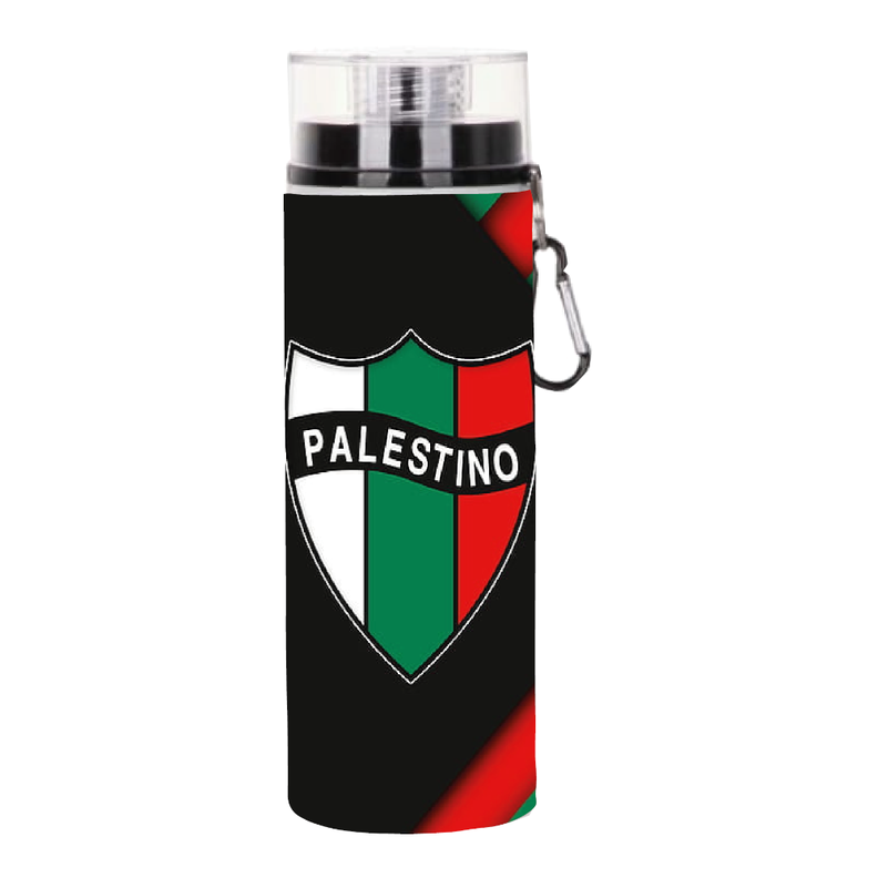 BOTELLA DE AGUA ESTAMPADA DEL CLUB PALESTINO, REGALO 1-0