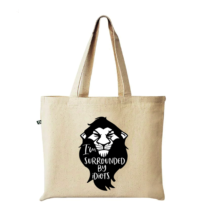 BOLSO TOTE BAG ESTAMPADO DE SCAR, THE LION KING-0