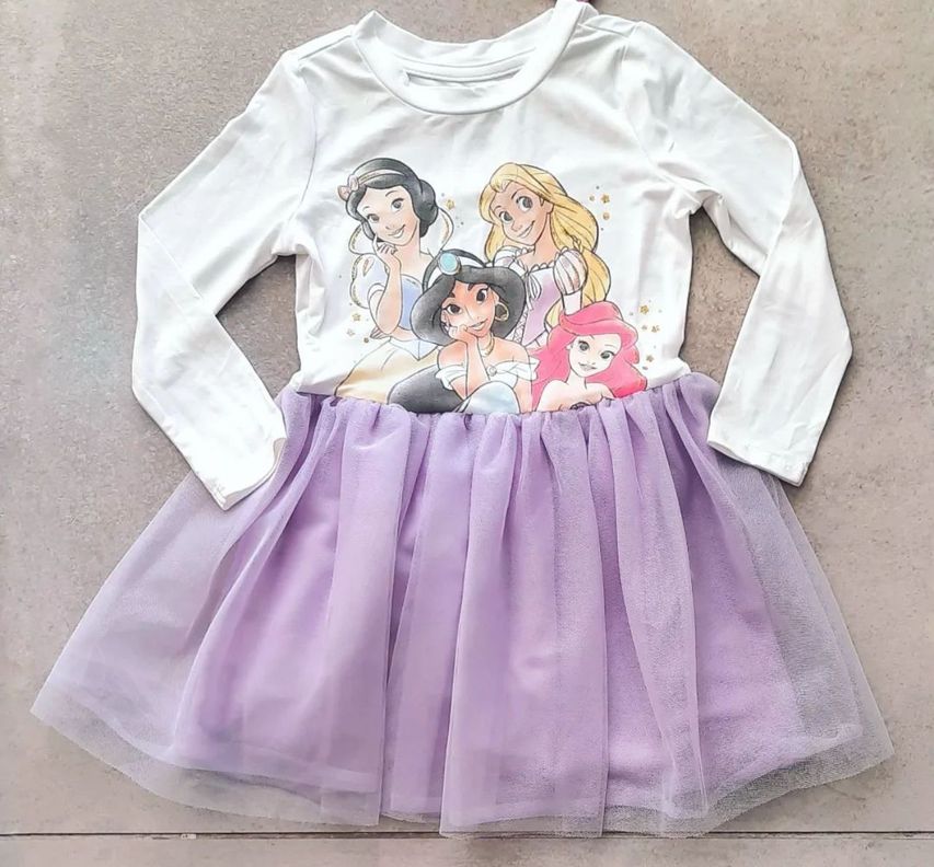  VESTIDO PRINCESAS DISNEY TALLA 2 AÑOS-1