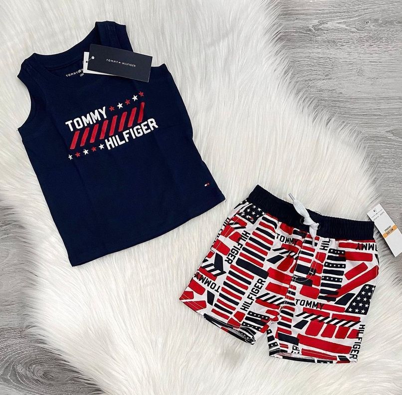 CONJUNTO TOMMY HILFIGER TALLA: 9 A 12 MESES-1